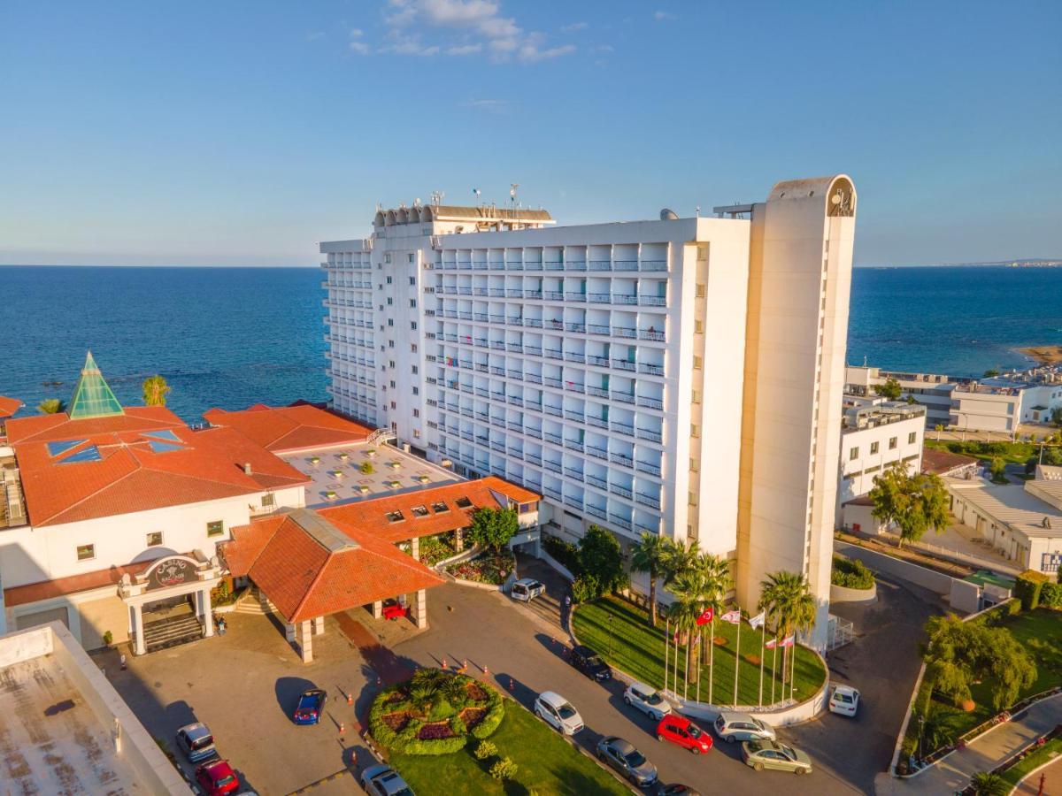 Salamis Bay Conti Resort Hotel & Casino Gazimağusa Dış mekan fotoğraf Aerial view of the hotel